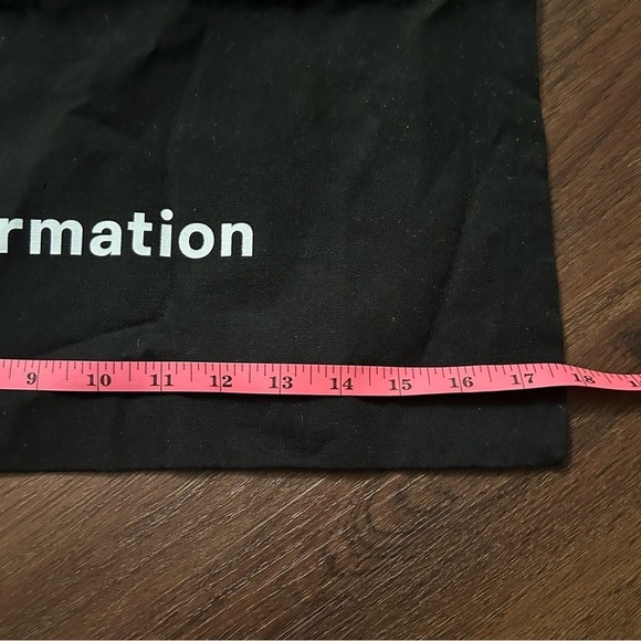 Reformation Black Fabric Tote Bag - Picture 2 of 5